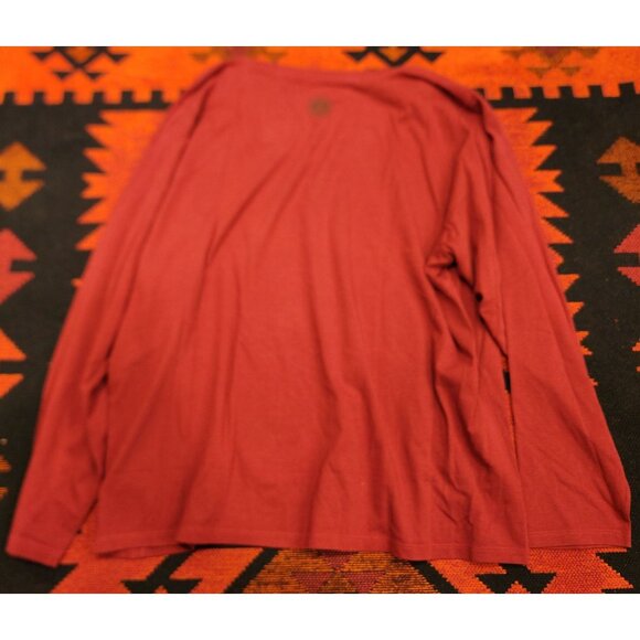 NEW Life Is Good Women's XXXL Crusher Tee Red V-Neck Santa Dog Graphic. Cotton - Picture 5 of 16